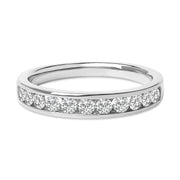 Bids.com 14K Yellow Gold 1/2 Cttw Round Diamond 11 Stone Channel Set Band Rings White Smoke 6.5 / White.Gold,4 / White.Gold,4.5 / White.Gold,5 / White.Gold,5.5 / White.Gold,6 / White.Gold,7 / White.Gold,7.5 / White.Gold,8 / White.Gold,8.5 / White.Gold,9 / White.Gold