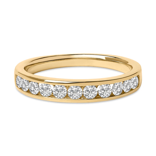 Bids.com 14K Yellow Gold 1/2 Cttw Round Diamond 11 Stone Channel Set Band Rings White Smoke 6.5 / Yellow.Gold,4 / Yellow.Gold,4.5 / Yellow.Gold,5 / Yellow.Gold,5.5 / Yellow.Gold,6 / Yellow.Gold,7 / Yellow.Gold,7.5 / Yellow.Gold,8 / Yellow.Gold,8.5 / Yellow.Gold,9 / Yellow.Gold