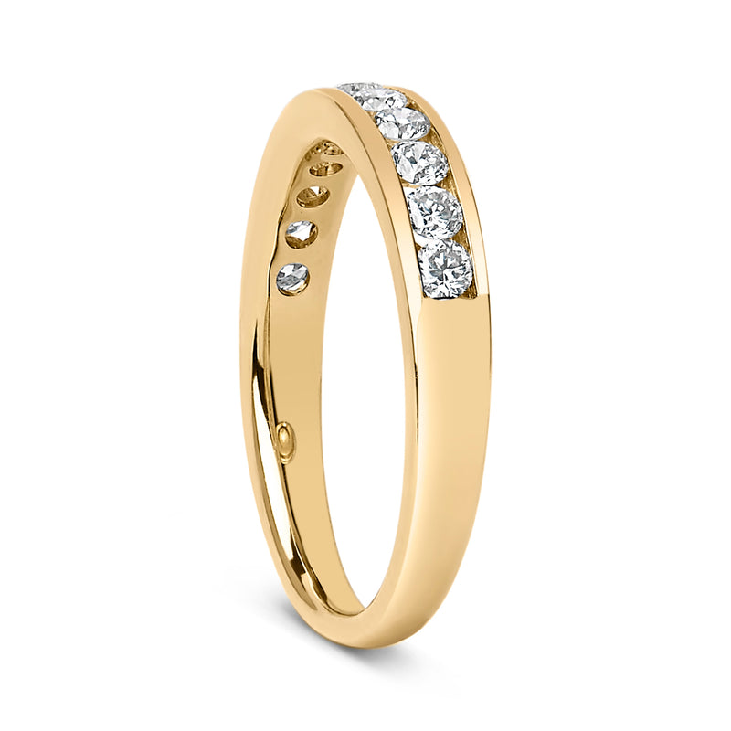Bids.com 14K Yellow Gold 1/2 Cttw Round Diamond 11 Stone Channel Set Band Rings White Smoke 6.5 / Yellow.Gold,6.5 / White.Gold,4 / Yellow.Gold,4.5 / Yellow.Gold,5 / Yellow.Gold,5.5 / Yellow.Gold,6 / Yellow.Gold,7 / Yellow.Gold,7.5 / Yellow.Gold,8 / Yellow.Gold,8.5 / Yellow.Gold,9 / Yellow.Gold,4 / White.Gold,4.5 / White.Gold,5 / White.Gold,5.5 /