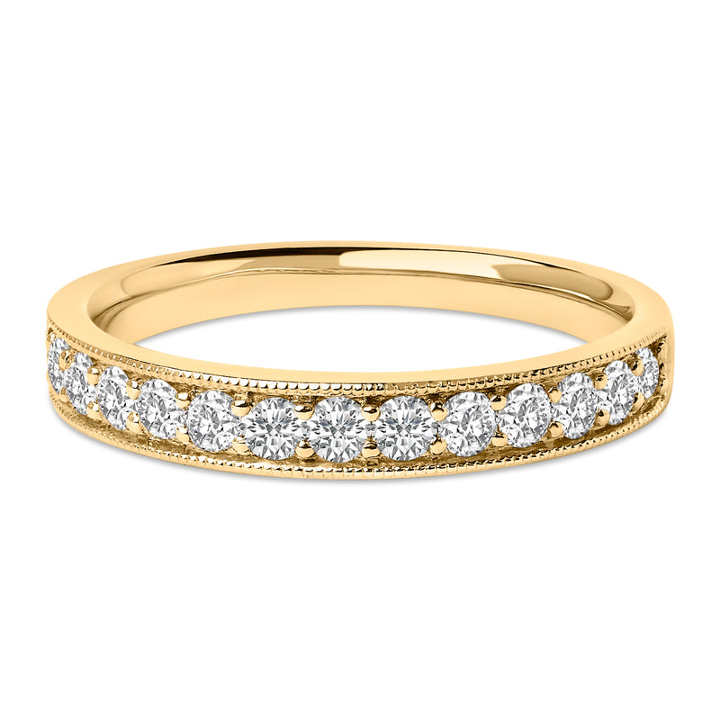 Bids.com 14K Yellow Gold 1/2 Cttw Round Diamond Milgrain Wedding Band Rings White Smoke 6.5 / Yellow.Gold,4 / Yellow.Gold,4.5 / Yellow.Gold,5 / Yellow.Gold,5.5 / Yellow.Gold,6 / Yellow.Gold,7 / Yellow.Gold,7.5 / Yellow.Gold,8 / Yellow.Gold,8.5 / Yellow.Gold,9 / Yellow.Gold