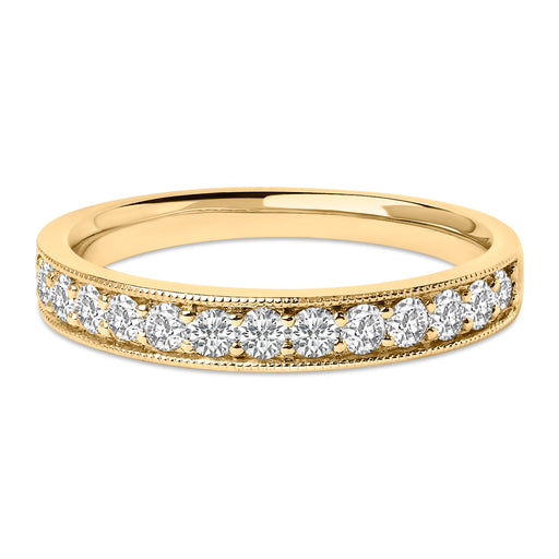 Bids.com 14K Yellow Gold 1/2 Cttw Round Diamond Milgrain Wedding Band Rings White Smoke 6.5 / Yellow.Gold,4 / Yellow.Gold,4.5 / Yellow.Gold,5 / Yellow.Gold,5.5 / Yellow.Gold,6 / Yellow.Gold,7 / Yellow.Gold,7.5 / Yellow.Gold,8 / Yellow.Gold,8.5 / Yellow.Gold,9 / Yellow.Gold