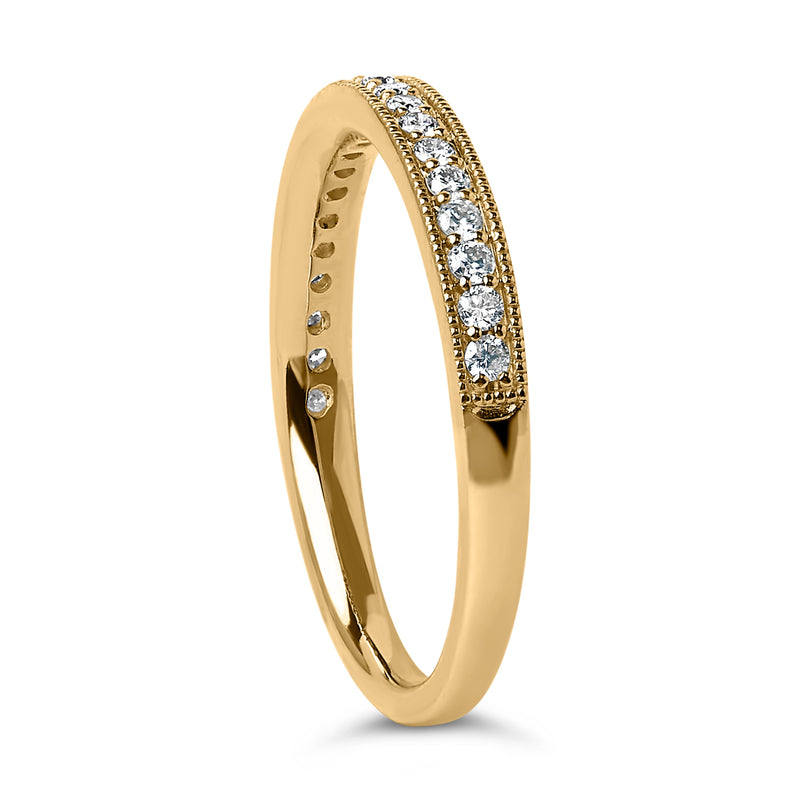 Bids.com 14K Yellow Gold 1/4 Cttw Round Diamond Milgrain Wedding Band (I-J Color, SI2-I1 Clarity) - Size 6.5 Rings White Smoke 6.5 / Yellow.Gold,6.5 / White.Gold,4 / Yellow.Gold,4.5 / Yellow.Gold,5 / Yellow.Gold,5.5 / Yellow.Gold,6 / Yellow.Gold,7 / Yellow.Gold,7.5 / Yellow.Gold,8 / Yellow.Gold,8.5 / Yellow.Gold,9 / Yellow.Gold,4 / White.Gold,4.5 / White.Gold,5 / White.Gold,5.5 /