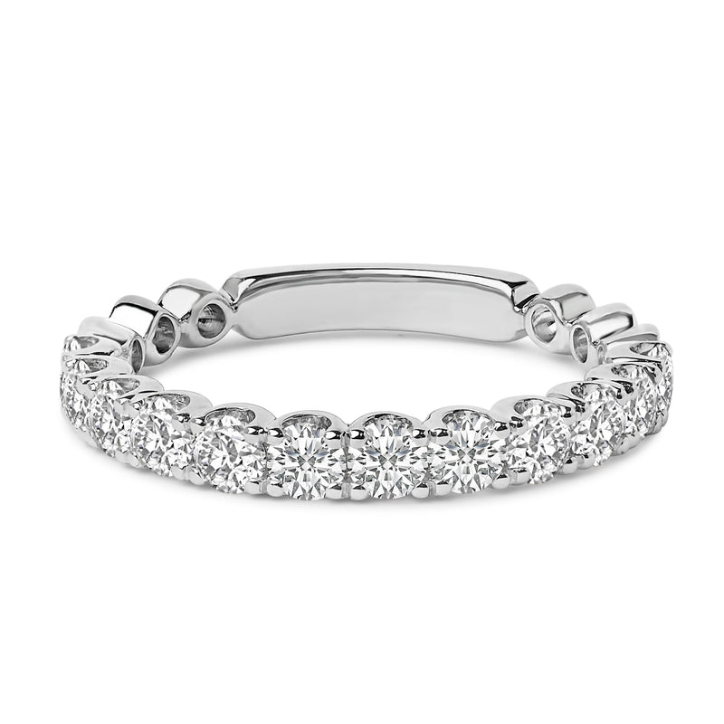 Bids.com 14K White Gold 1.00 Cttw Round Diamond Prong Set Wedding Band Rings White Smoke 6.5 / White.Gold,4 / White.Gold,4.5 / White.Gold,5 / White.Gold,5.5 / White.Gold,6 / White.Gold,7 / White.Gold,7.5 / White.Gold,8 / White.Gold,8.5 / White.Gold,9 / White.Gold