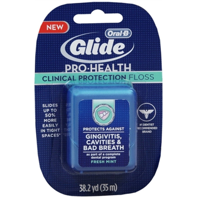 Oral-B Oral-B Glide Pro Health Advanced Dental Floss, Fresh Mint Flavor, 35 M Dental Floss Midnight Blue