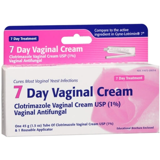 Taro Taro Clotrimazole 7-Day Vaginal Cream, Antifungal Treatment (45g) Medicine & Drugs Lavender
