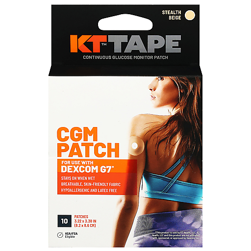 KT Tape KT Tape CGM Patch (Stealth Beige) First Aid White Smoke
