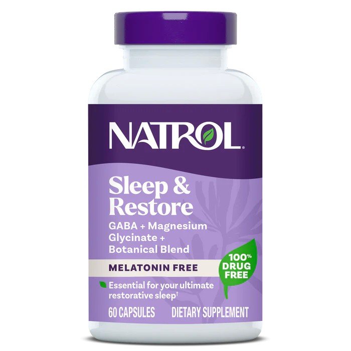 Natrol Sleep / Restore Cp 60 Melatonin/F Vitamins & Supplements White Smoke