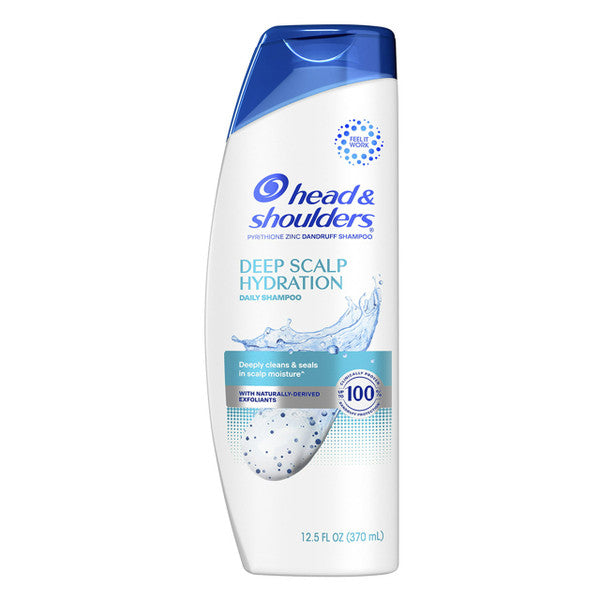 Head & Shoulders Head & Shoulders Shampoo, Daily, Deep Scalp Hydration 12.5  Oz Shampoo White Smoke