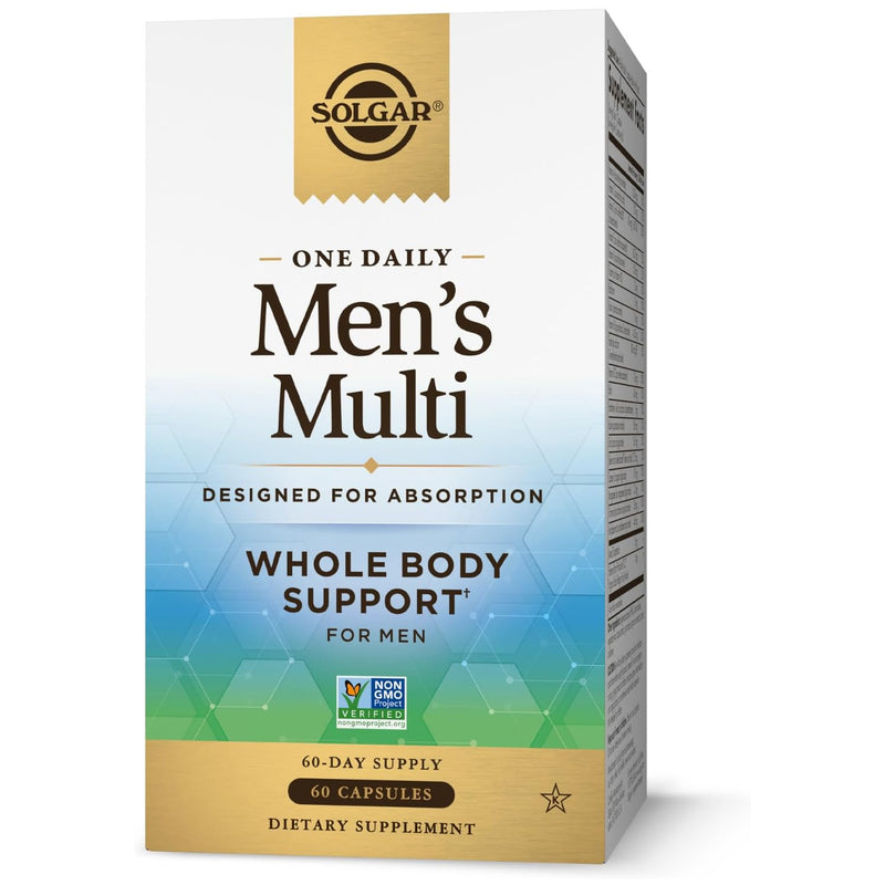 Solgar Solgar One Daily Men's Multi, 60 Capsules Vitamins & Supplements White Smoke