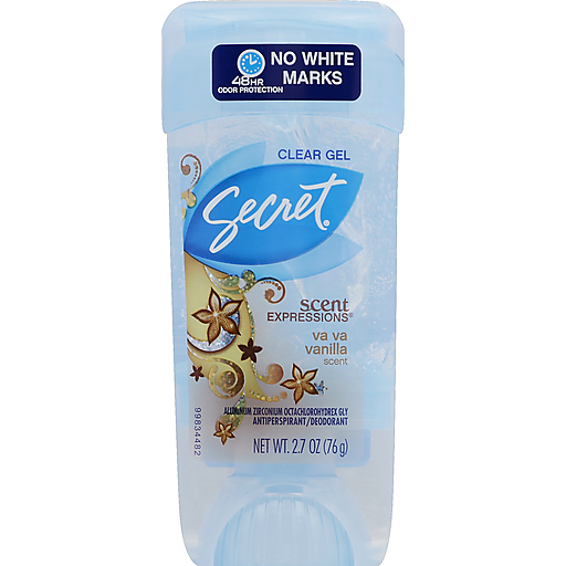Secret Secret Scent Expressions Vanilla Deodorant Light Steel Blue
