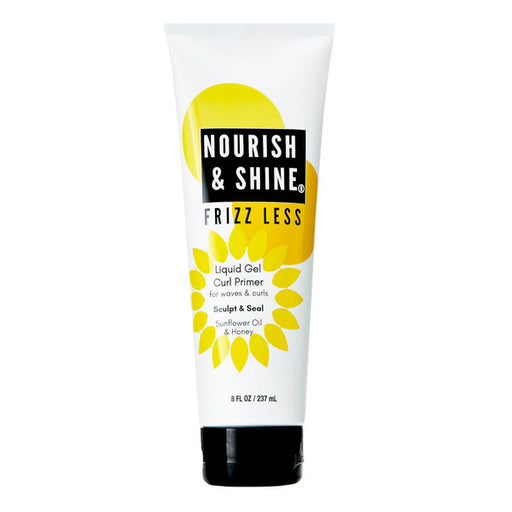 Nourish & Shine Nourish & Shine Frizz Less Liquid Gel Primer 8 Fl Oz Hair Care White Smoke