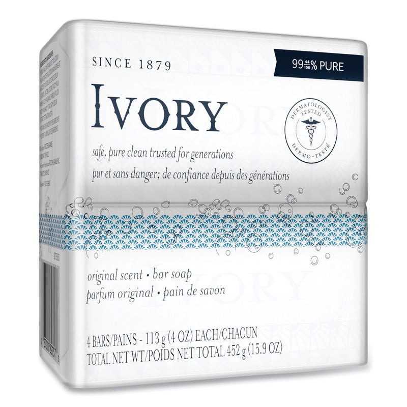 Ivory Ivory Original Scent Gentle Bar Soap, 4 Oz, 4 Count Bar Soap White Smoke