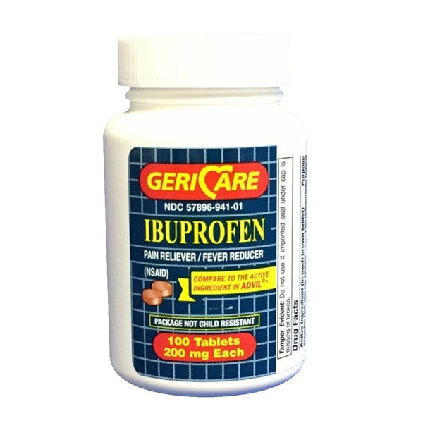 Geri-Care Geri-Care Ibuprofen Coated Tablets, 200 Mg Medical Supplies White Smoke