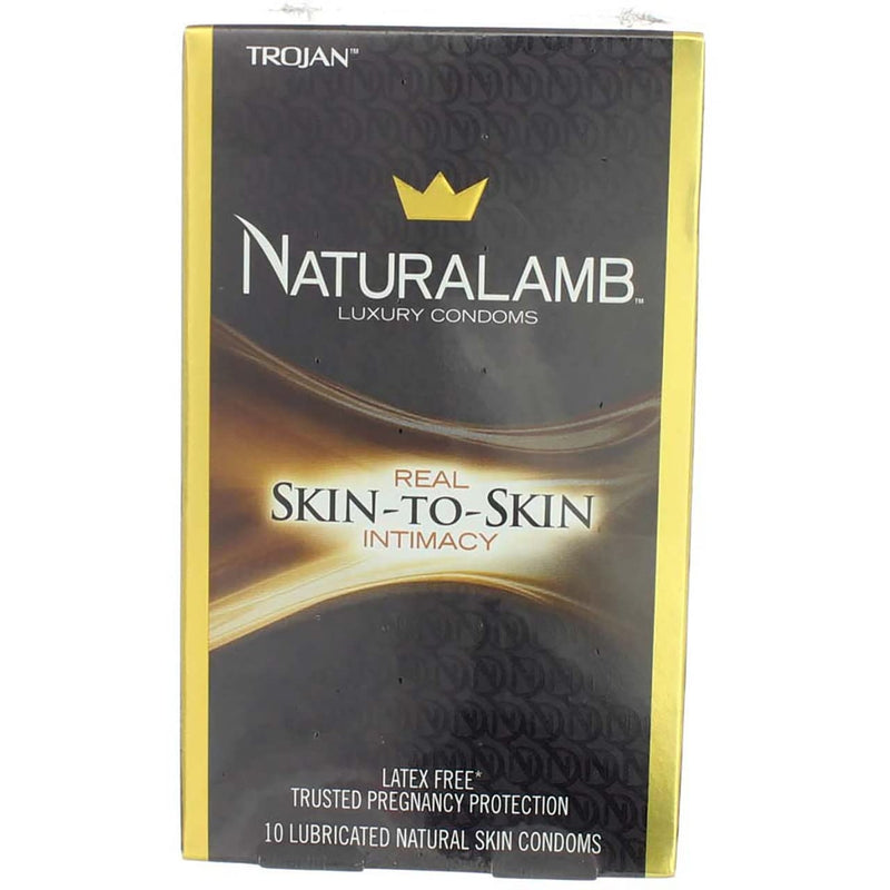 Trojan Trojan Naturalamb Lubricated Luxury Condoms Condoms Dark Slate Gray