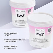 VIP Extensions Clairol Professional Basic White Powder Lightener Hair Color Developer Lavender 1LB,2 LB,8 OZ