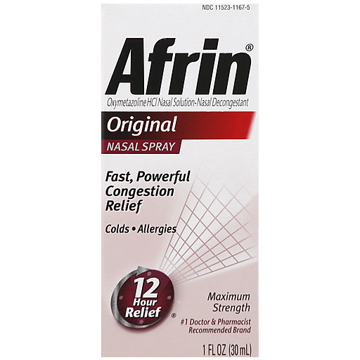 Afrin Afrin Nasal Spray, Maximum Strength, Original Health & Beauty Lavender