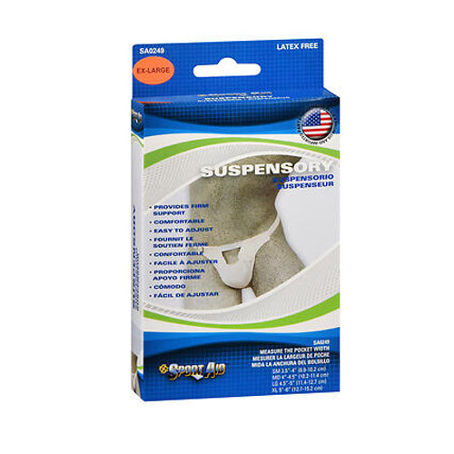 Scott Specialties Scott Specialties Suspensory with Elastic Waistband – Size: [Specify] (1 Count) Supports & Braces Light Gray