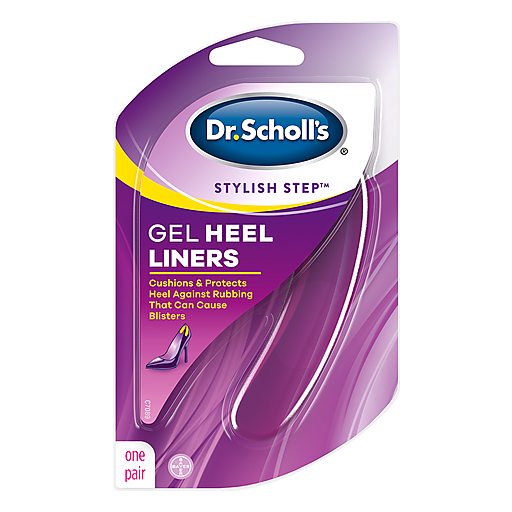 Dr Scholls Dr Scholls Stylish Step Gel Heel Liners, 1 Pair Personal Care White Smoke