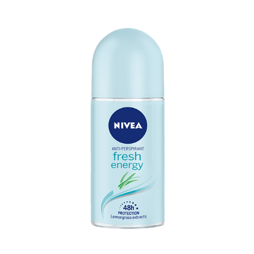 Nivea Nivea Fresh Energy Ball Antiperspirant, 50 Ml Deodorant Powder Blue