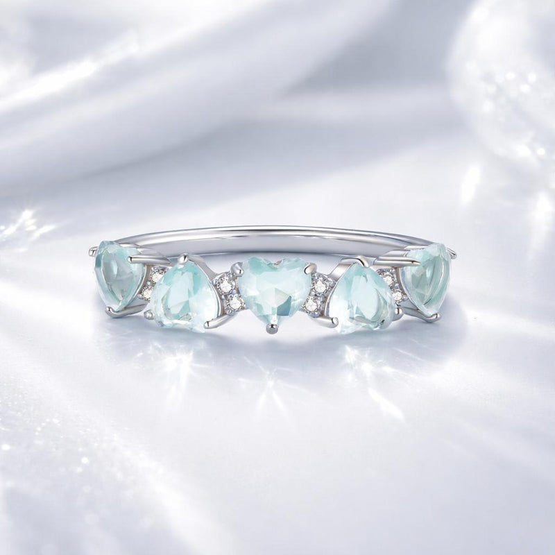 Bids.com 925 Sterling Silver Ring with 4.5mm Pavé Set CZ, Size 7, for Women Rings Light Gray 7