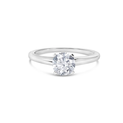 Bids.com 14K White Gold 1.0 Cttw Round Lab Grown Diamond 4 Prong Solitaire Engagement Ring (F-G Color, VS2-SI1 Clarity) - Ring Size 7 Rings White Smoke 7 / White.Gold,9 / White.Gold,6 / White.Gold,8 / White.Gold,5 / White.Gold