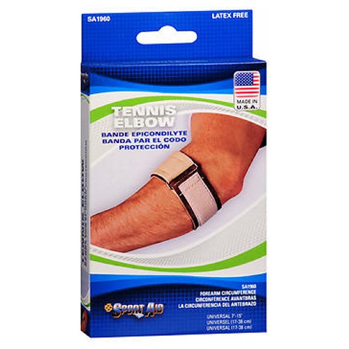 Sport Aid Sport Aid  Elbow Brace  Univ Wall Jacks & Braces Light Gray