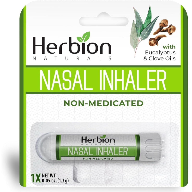 Herbion Naturals Herbion Naturals Nasal Inhaler, 0.05 Oz Steam Inhalers White Smoke