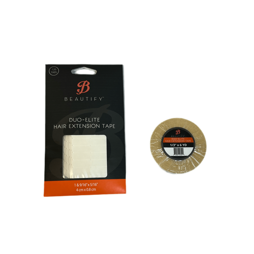 VIP Extensions Beautify Duo-Elite Tabs / Rolls Hair Extension Tape White Smoke Extension Tabs 120pc/Bag