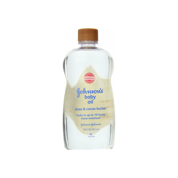 Johnson's Baby Johnson's Shea & Cocoa Butter Baby Oil - 20 Oz Baby & Toddler Alice Blue