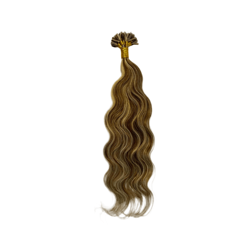 VIP Extensions VIP U-Tip System / Wavy 18" Hair Extension White Smoke VUTIP-BW18-P8/22