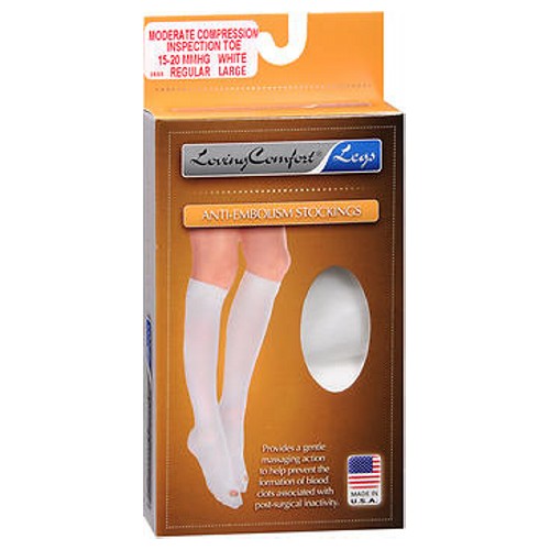 Scott Specialties Loving Comfort Anti-Embolism Stockings Open Toe Large 1 Ct Tortillas & Wraps Thistle