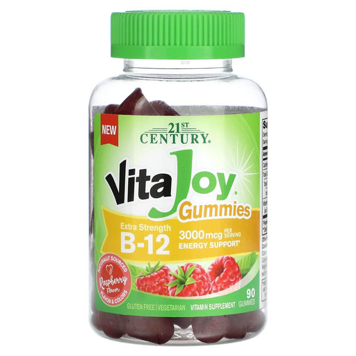 21st Century 21st Century Vitajoy Gummies Extra Strength B-12 - Raspberry Vitamins & Supplements White Smoke