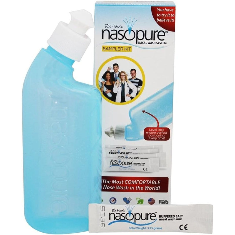 Nasopure Nasopure Nasal Wash Sampler Kit Health Care White Smoke