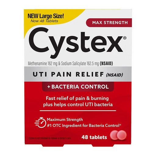 Cystex Cystex Urinary Pain Relief Tablets Max Strength Health & Beauty Lavender