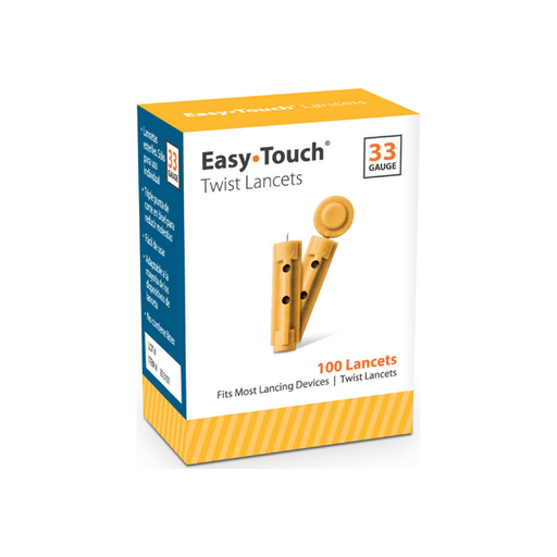 Easy Touch Easy Touch Twist Lancets 33 Gauge Gauges White Smoke