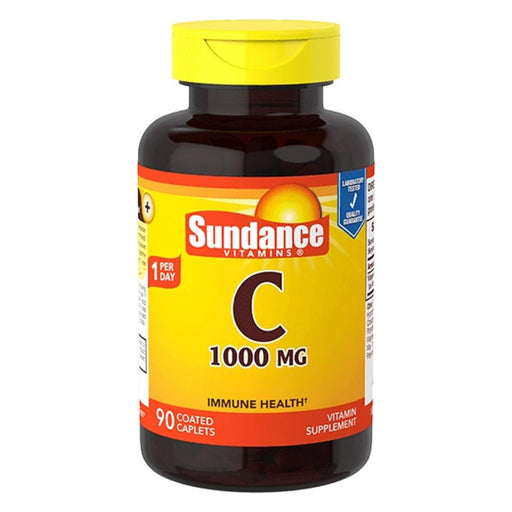 Sundance Vitamins Sundance Vitamins Vitamin C 1000 Mg - 90 Coated Caplets Vitamins & Supplements White Smoke