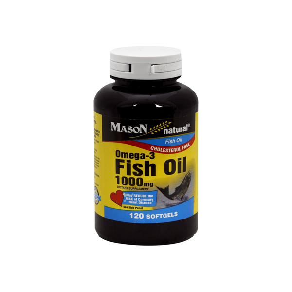 Mason Natural Mason Natural Omega-3 Fish Oil 1000 Mg Softgels Vitamins & Supplements Black