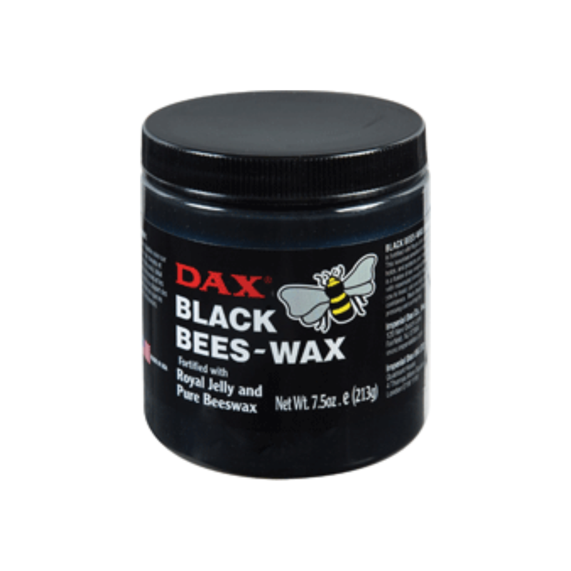 DAX DAX Black Beeswax Styling Wax – 7.5 oz, Fortified with Royal Jelly for Strong Hold Hair Care Black