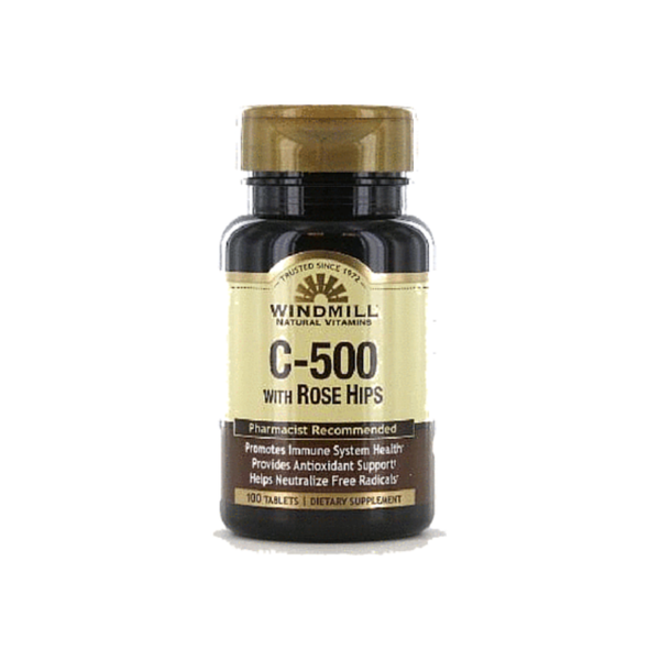 Windmill Windmill Vitamin C 500 Tablets 100Ct Vitamins & Supplements White Smoke