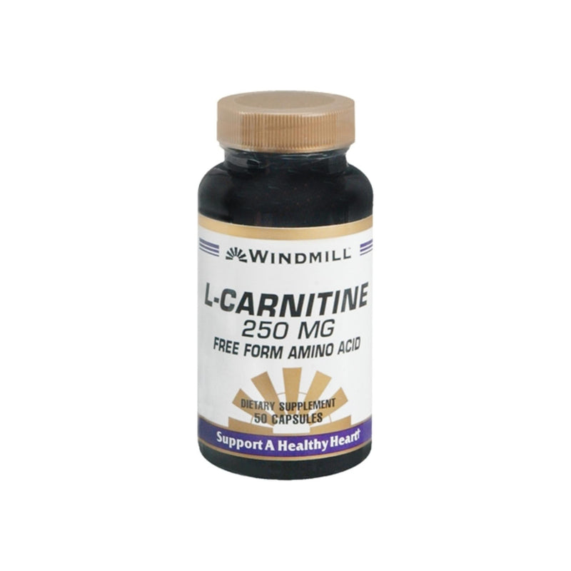 Windmill Windmill L-Carnitine 250 Mg Capsules Vitamins & Supplements White Smoke