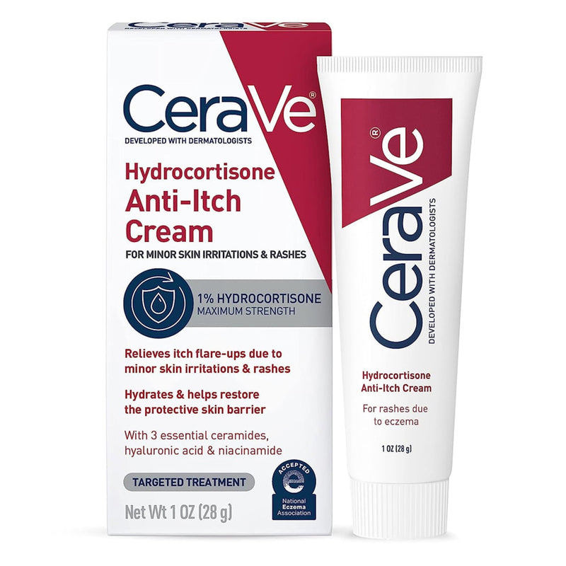 Cerave Cerave Hydrocortisone Anti-Itch Cream - 1 Oz Medicine Cabinets White Smoke