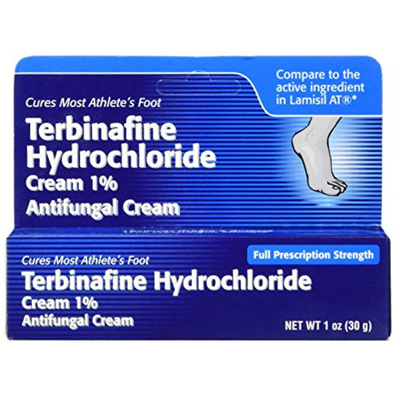 Terbinafine Terbinafine Hydrochloride AntiFungal Cream, 1%, 1 Oz Health Care Midnight Blue