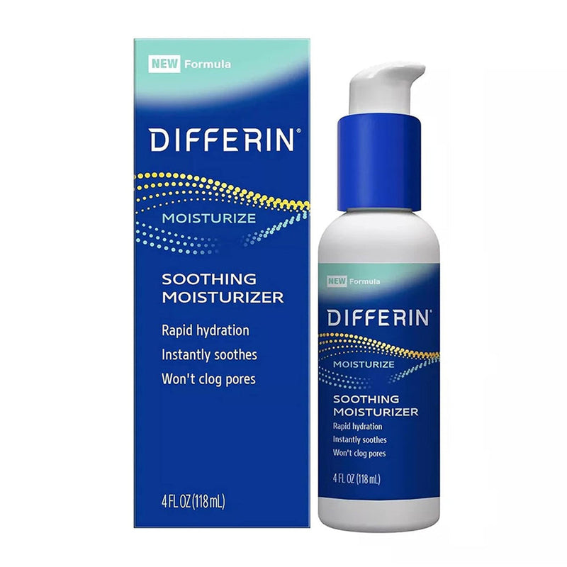 Differin Differin Balancing/Soothing Moisturizer, 4 Ounce Lotion & Moisturizer Midnight Blue