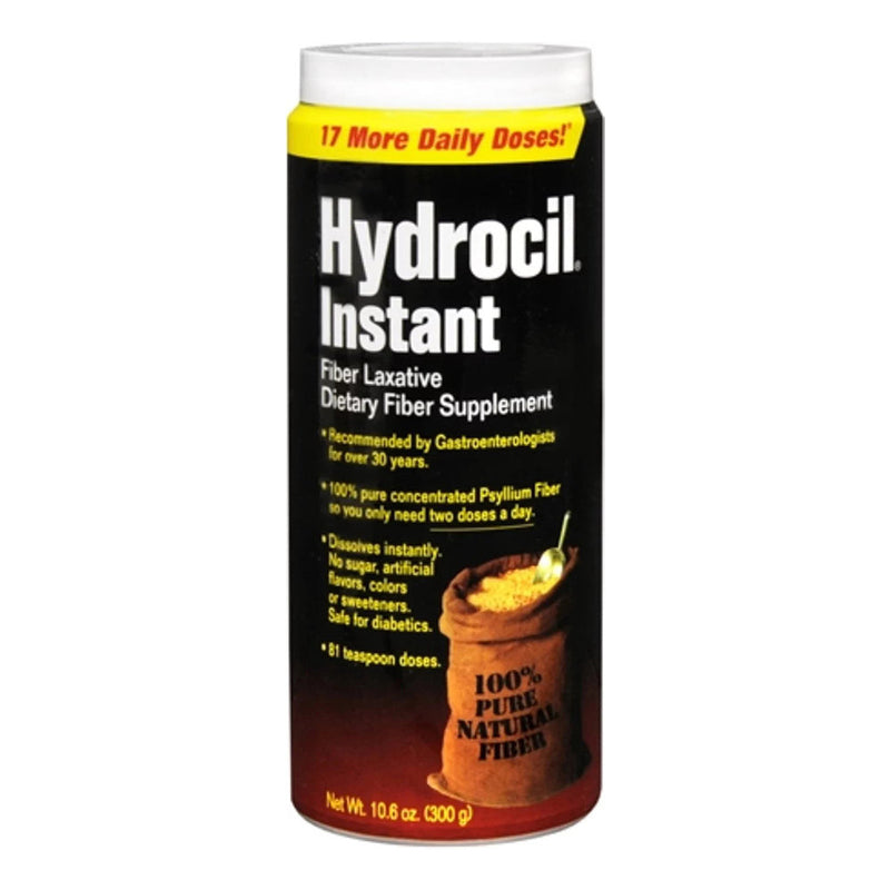 Hydrocil Hydrocil Instant Dietary Fiber Supplement, 10.6 Oz Health & Beauty Black
