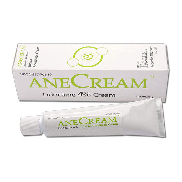 Anecream Anecream 4% 1Oz Medicine Cabinets White Smoke