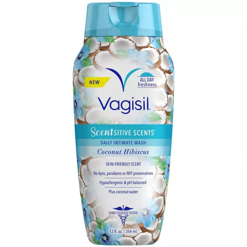Vagisil Vagisil Coconut/Hibiscus Feminine Wash - 12 Fl Oz Body Wash White Smoke