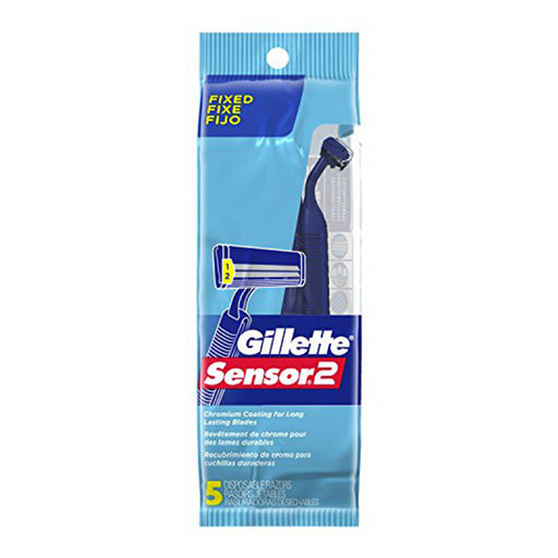 Gillette Gillette Razors, Disposable, Sensor 2, Fixed Shaving & Grooming Cornflower Blue