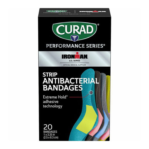 Curad Curad Strip Antibacterial Ironman Bandages Medical Tape & Bandages Black