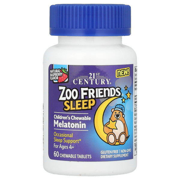21st Century 21st Century Zoo Friends Sleep, Children'S Chewable Vitamins & Supplements White Smoke