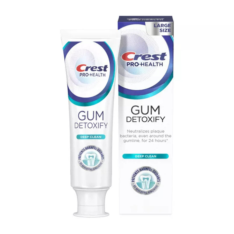 Crest Crest Pro Health Gum Detoxify Deep Clean Toothpaste 4.8 oz Toothpaste White Smoke
